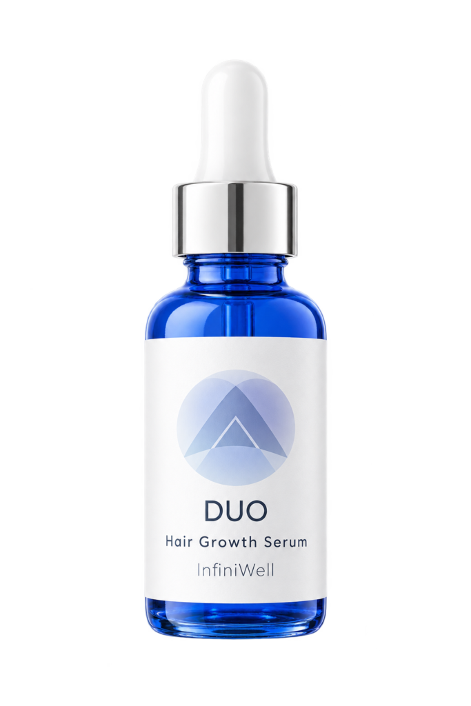InfiniWell DUO — Hair Growth Serum — illustrative product render