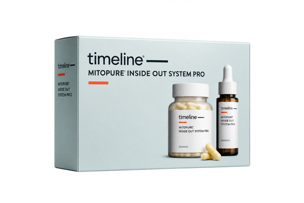 Timeline Mitopure Inside Out System Pro — illustrative product render