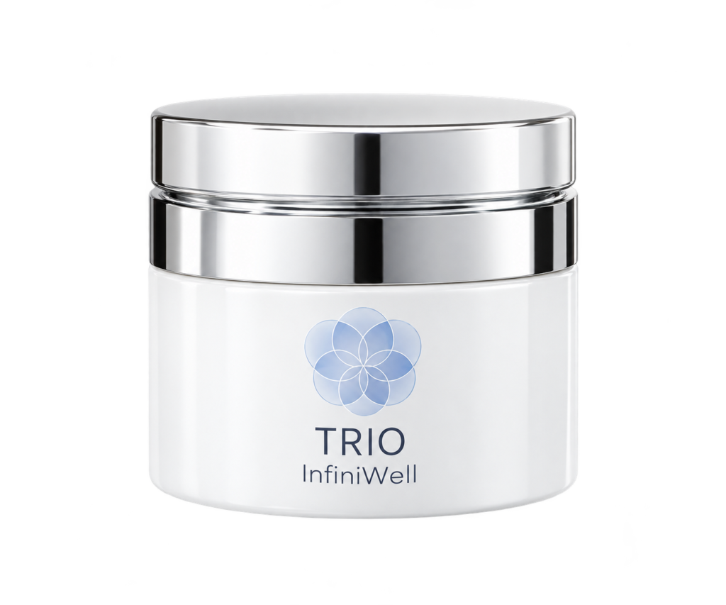 InfiniWell TRIO — Cosmetic for Skin Radiance — illustrative product render